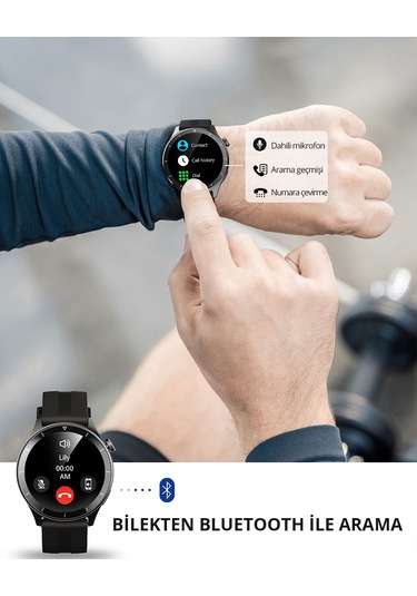 Aukey SW-2P-GY Akıllı Saat (Distribütör Garantili)