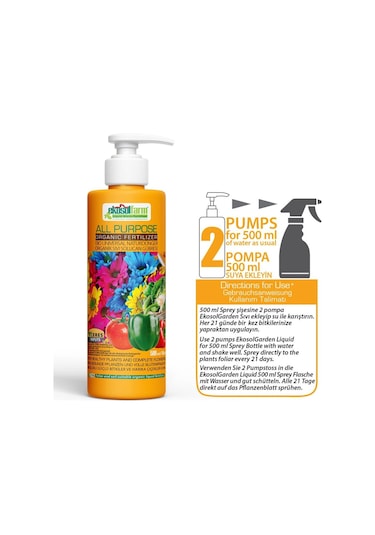 Ekosolfarm Org.Sıvı Solucan Güb. 500 ML Lıquıd Worm Fertılızer