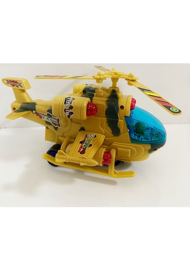 Işıklı ve Sesli Askeri Uçak Helikopter