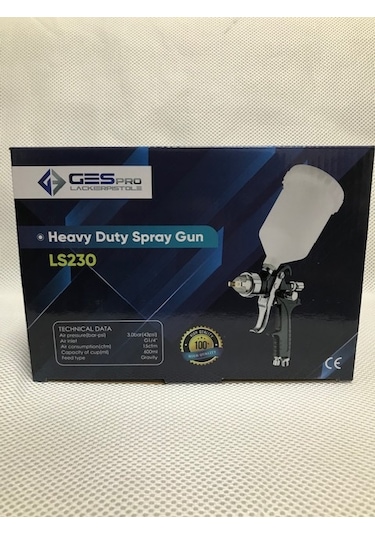 Ges Boya Tabancası Üstten Depo Ls230