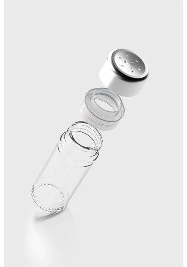 Renga Voca 112 Ml Metal Kapaklı Cam Tuzluk 121011 Gümüş