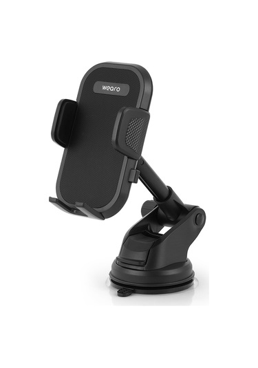 Araç İçi Uzayan Ayarlanabilir Vantuzlu Otomatik Telefon Tutucu - Cam Ve Torpido Için Yüksek Kalite Wch-320