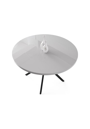 Talin Masa, Arel Sandalye, Sis Gri, 120x70 Gri