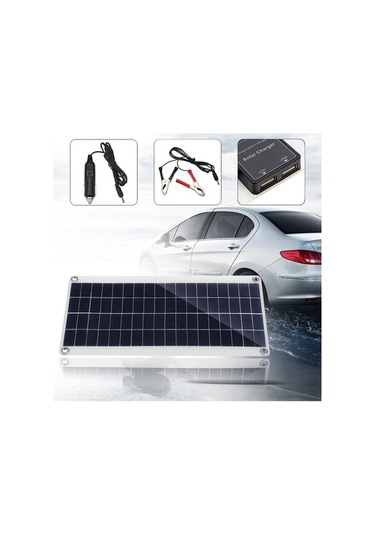 Besthome1 15w Çok Kristal Güneş Paneli - 5v Usb & 12v Çıkışlı, Ip65 Su Geçirmez, Araç/kamp Şarj Cihazı, Kolay Taşınabilir