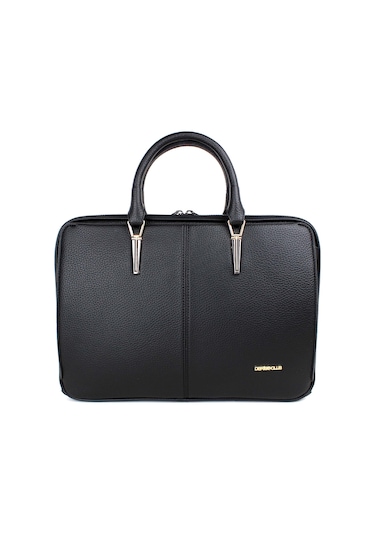 Kadın Siyah İpad Notebook 13 & 14 İnç Laptop Ve Evrak Çantası Siyah