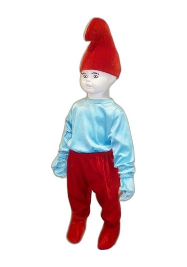 Bebek Şirin Baba Kostümü Model-2 Çok Renkli