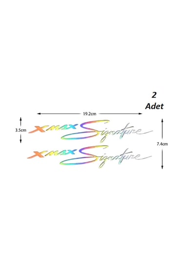 Yamaha Xmax Signature İmza Sticker Hologram