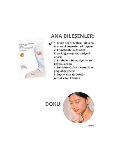 Sudee Firming And Refining Facial Mask 30 Ml Kumaş Maske