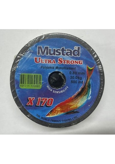 Mustad Ultra Strong 500 Mt 0.80 Mm 30 Kg Misina