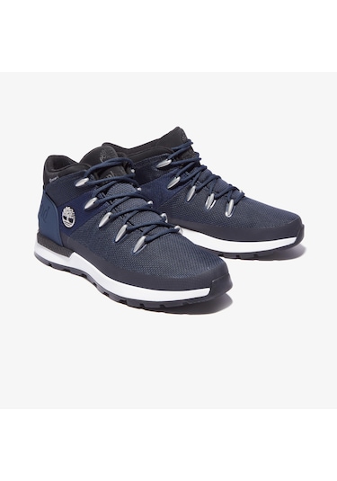 Timberland Sprint Trekker Mid Fab Wp Erkek Lacivert Bot Düz Tb0a2fxt0191 Lacivert