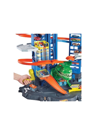 Gjl14 Hot Wheels Robotik T-Rex Ultimate  Garaj