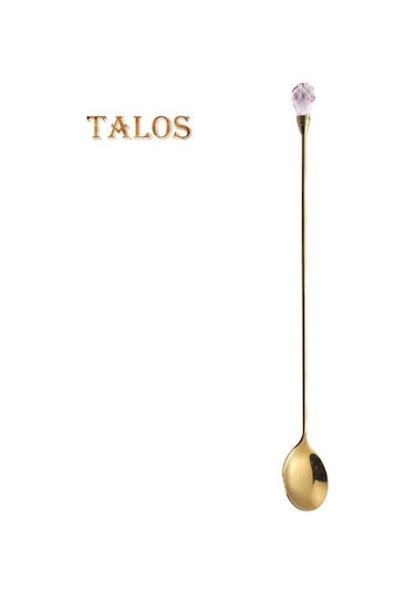 Mavi 4 Adet Tatlı Kaşığı Cilalı Yüzey Çok Fonksiyonlu Taşınabilir Yaratıcı Paslanmaz Çelik Dondurma Çay Kaşığı Mutfak Aracı