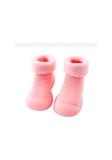 Kaydirmaz Patik- Ev Okul Patik Çorap Terlik Pembe