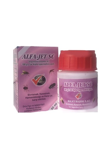 Alfa-Jet SC Genel Haşere İlacı 50 ML
