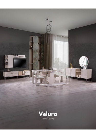 Tress Tv Ünitesi Kırık Beyaz