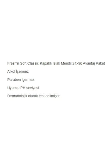 Freshnsoft Fresh'N Soft Islak Havlu 90 Lı 24 Adet