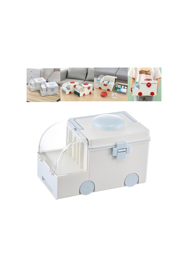 Suntek Araba Araç Ev Mavi Için İlk Yardım Saklama Kutusu