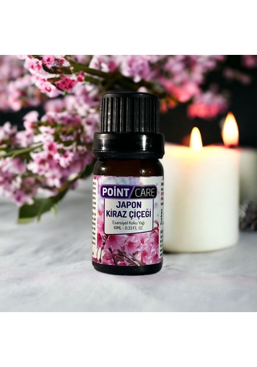 Point Care Japon Kiraz Çiçeği Kokulu Mum Esansı 10ml ,soya Wax