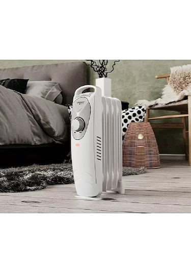 Mini Yağlı Radyatör Küçük Elektrikli Yağlı Petek Elektrikli Isıtıcı Dilimli Ofis Masa Altı Heating