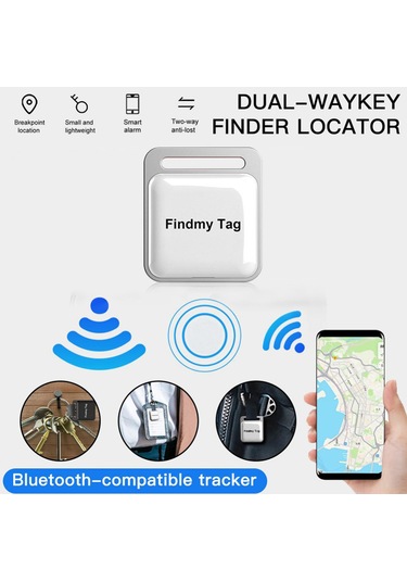 Skycity Beyaz Global Konumlandırma Valiz Anti-kayıp Cihazı - Nfc Ve Uçtan Uca Sensörlü, 365 Gün Pil Ömrü, Android/ios Uyumlu