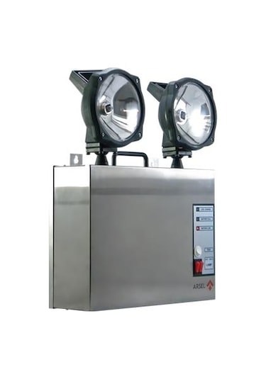 Arsel Versalite Inox VSI-2201-LED Acil Aydınlatma Armatürü Kesint Metalik