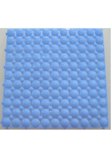 Ortopedik Yer Izgarası Islak Zemin Yer Döşeme Mavi Renk 1 M2 9 Ad Mavi