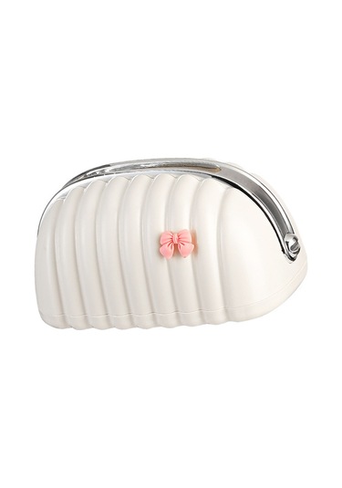 Geeroyoo Mum Kremi Kabuk Çanta Desenli Kağıt Havlu Kutusu, Yüksek Kaliteli Yaylı Tutucu, Üniversite Yurtu Masaüstü Oturma Odası Dekoru