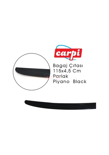 Bagaj Çıtası 115X4.5Cm Universal Parlak Boyalı Carpi Spoyler Siyah N11.3023