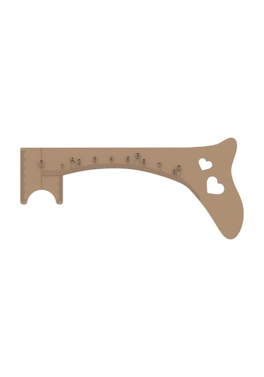 Suntek Tanımlanmış Kaş için Eyeliner Şablonu Kahverengi