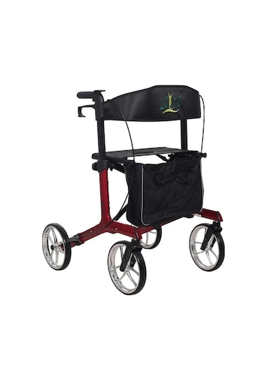 Pr-891 Alüminyum Lüx Walker Rollatör Kırmızı