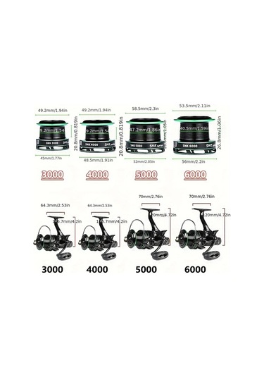 Fochsia Bakawa 4000 Series Çift Frenli Güçlü Sağlam Olta Makinesi Yemleme Makarasi Snk