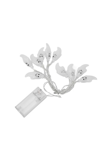 Shineyee Halloween Peri Bacaları Işıklı Zincir - 1.5m 10 Led Beyaz Işık, Plastik, İç/ Dış Mekan Dekorasyonu, 2aa Pil Pil Yok Diğer