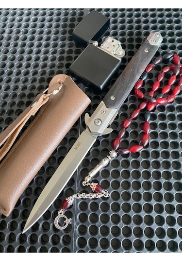 Çelik M390 Sivri Çakı Siyah