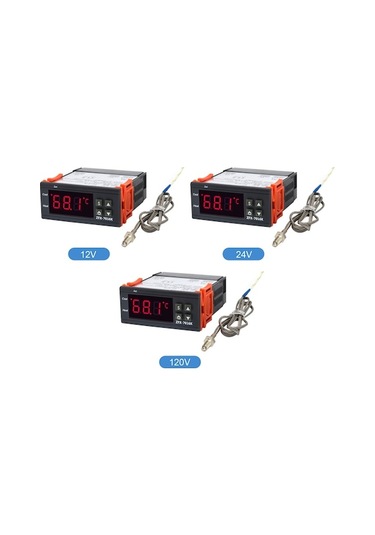 Flybuy Zfx-7016k Dijital Termostat - Fırın Ve Ocak İçin 1-999 C Hassas Sıcaklık Ayarı, 12v-220v Uygun
