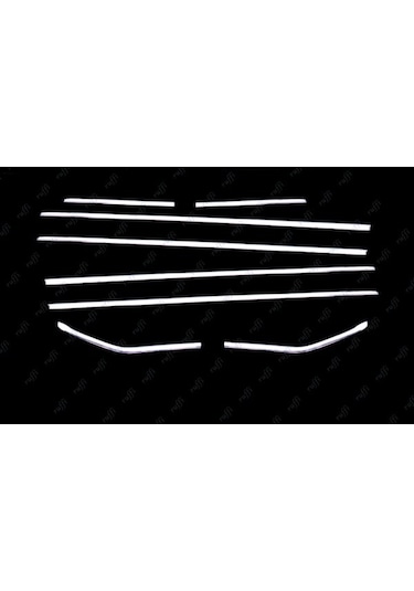 Ebal Otomotiv Skoda Rapid Spaceback Krom Cam Çıtası 8 prç.2013 ve üzeri P.Çelik