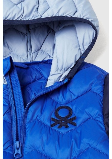 United Colors Of Benetton Erkek Bebek 2twdgn02v-25k Mevsimlik Mont Mavi-2111 Mavi