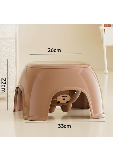 Suntek Çocuk Sandalyesi Masa İç Mekan Dış Kullanımı Yatak Kahverengi