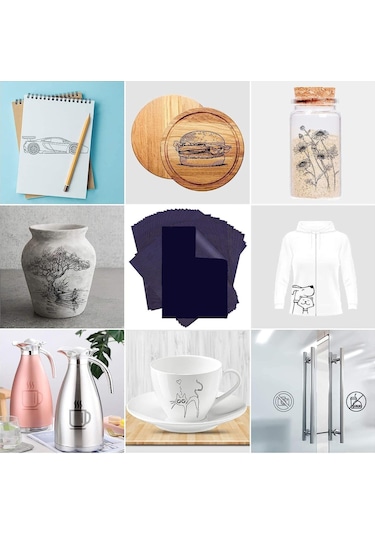 Roco Paper Karbon Grafit Transfer Kağıdı Mavi - 30 42 Cm - 100'lü