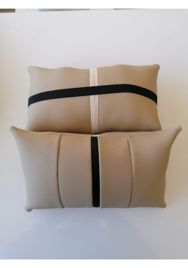 Araç Araba Seyahat Oto Boyun Yastığı Bej Renk