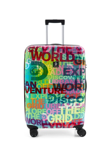 Ççs Dl13ha Trolley Orta Boy Valiz Karışık Karışık Çok Renkli