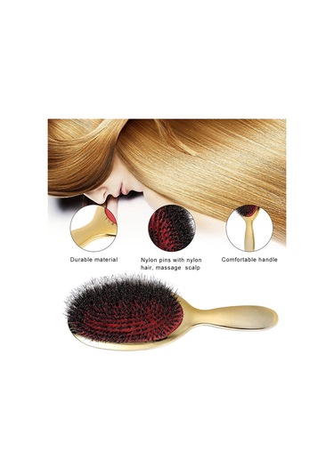 Suofeng Profesyonel Oval Paddle Saç Fırçası - Statik Önleyici Düğüm Çözücü Saç Derisi Masaj Tarakı Ek Saç Uyumlu Sağlıklı Saç Bakımı