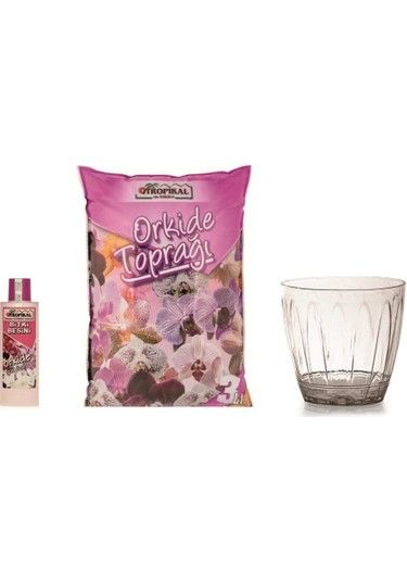 Orkide Saksısı 3lt Orkide Toprağı 3lt Orkide Besini 225ml