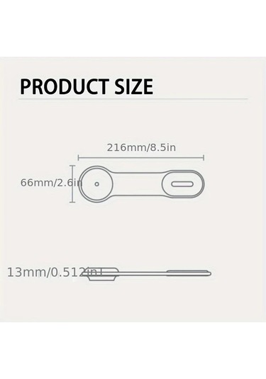 Honeybeeshop Araç Manyetik Telefon Tutucu Süper Güçlü Mıknatıslı Abs Esnek Oval Şekil Tüm Araçlar İçin Su Geçirmez Ayarlanabilir