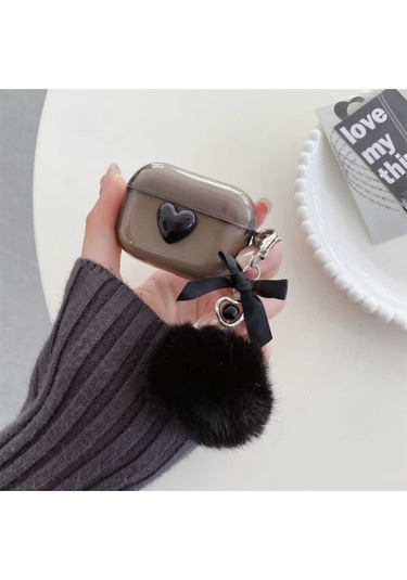 Iphone 3. Nesil Uyumlu Koruyucu Bluetooth Kulaklık Kılıfı Kalp 2 Airpods 3. Nesil