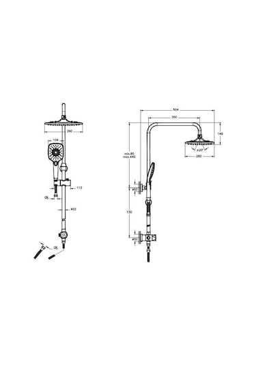 Artema  A45787 LS20 Joy 3S Robot Tepe Duş Seti Diğer