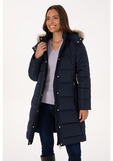 U.s. Polo Assn. Kadın Lacivert Kaban 50308001-vr033 Lacivert