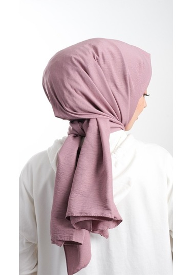 Hürrem Bone 202105_22 Pamuk Düz Klasik Caz Şal Mor