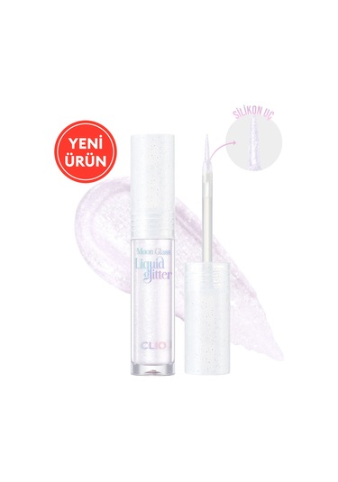 Işıltılı Ve Şeffaf Likit Glitter Clıo Moon Glass Liquid Glitter Sweet Cloud 03 Violet Topping 03