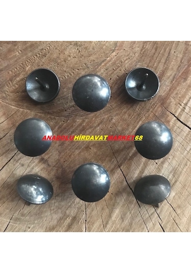 22 MM Oksit Siyah Renk Kabara Raptiye Koltuk Çivisi 100Adet