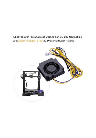 Üfleyici Fan Fırçasız Soğutma Fanı 40 Siyah 2 Adet